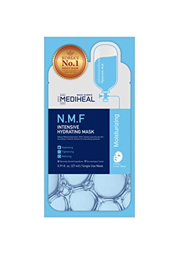 Amazon.com : MEDIHEAL Official [Korea's No 1 Sheet Mask] - N.M.F Intensive Hydrating Mask (5 Masks) : Beauty
