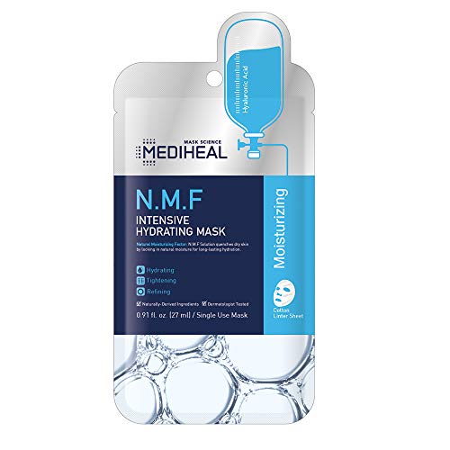 Amazon.com : MEDIHEAL Official [Korea's No 1 Sheet Mask] - N.M.F Intensive Hydrating Mask (5 Masks) : Beauty